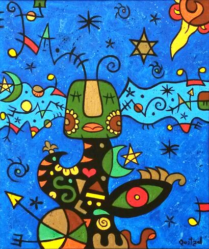 myself in january - a Paint Artowrk by Quetzal